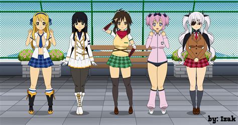 senran kagura girls.